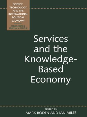 cover image of Services and the Knowledge-Based Economy